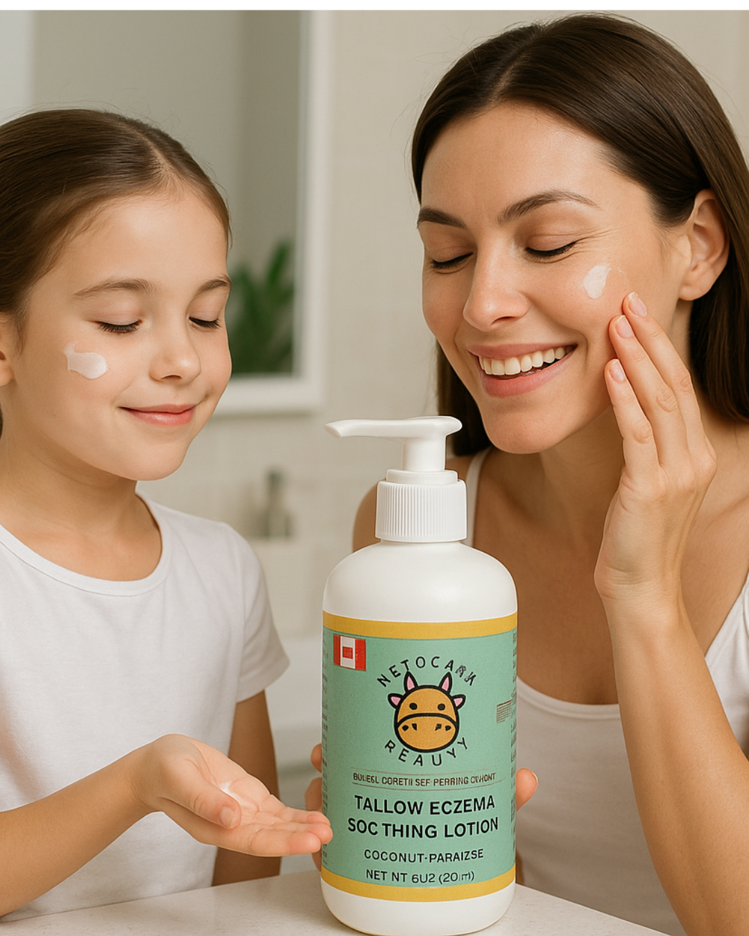 Tallow Eczema Soothing Lotion (Coconut Paradise)