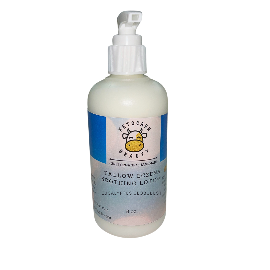 Tallow Eczema Soothing Lotion (Eucalyptus)