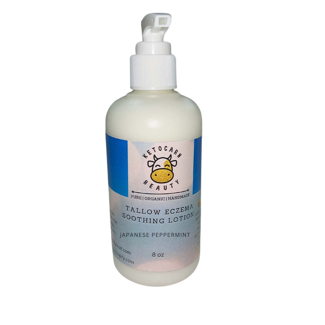 Tallow Eczema Soothing Lotion (Japanese Peppermint)