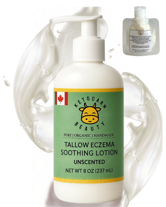 Tallow Eczema Soothing Lotion (unscented)