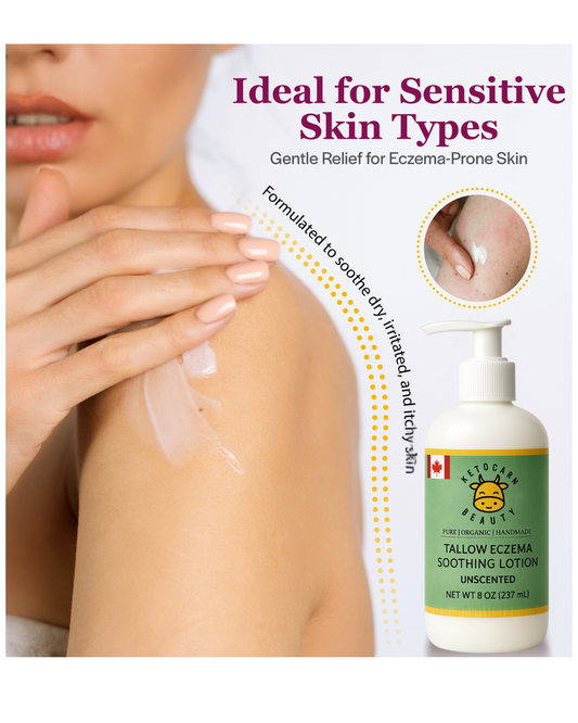 Tallow Eczema Soothing Lotion (unscented)